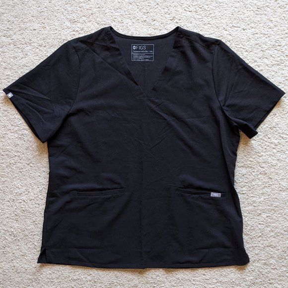 Figs Casma Three-Pocket Scrub Top - Picture 2 of 7